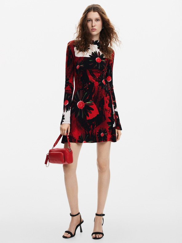 Desigual Nantes Lacroix Dresses Rojo