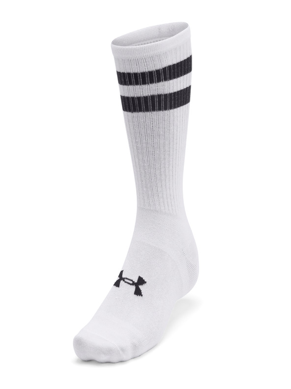 Under Armour UA Essential Crew Socks 6 Pairs Blanco