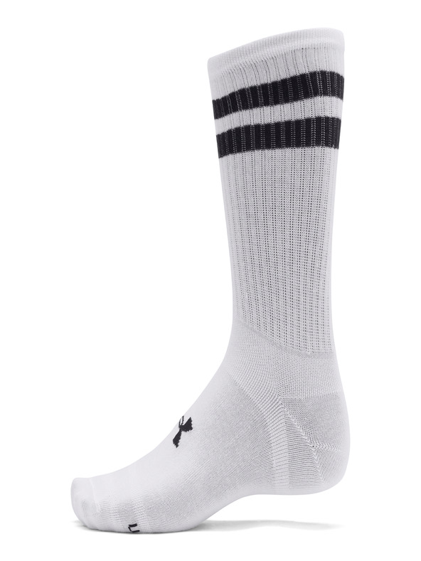 Under Armour UA Essential Crew Socks 6 Pairs Blanco