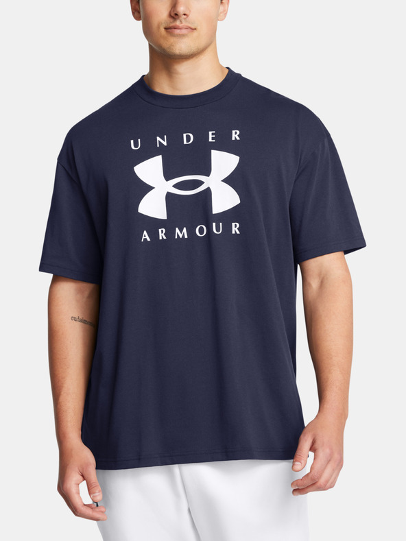 Under Armour UA M HW OS Branded SS T-shirt Azul