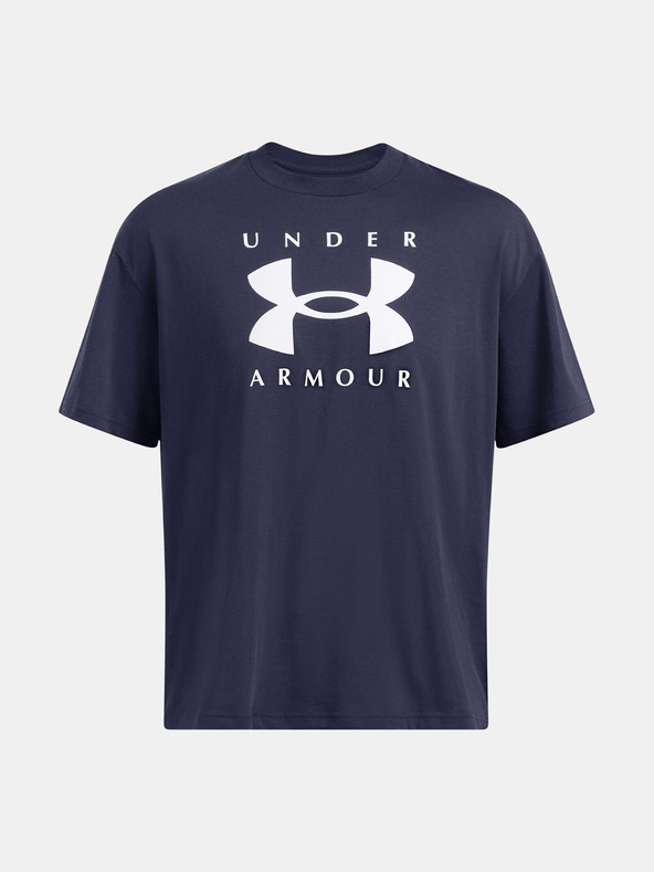 Under Armour UA M HW OS Branded SS T-shirt Azul