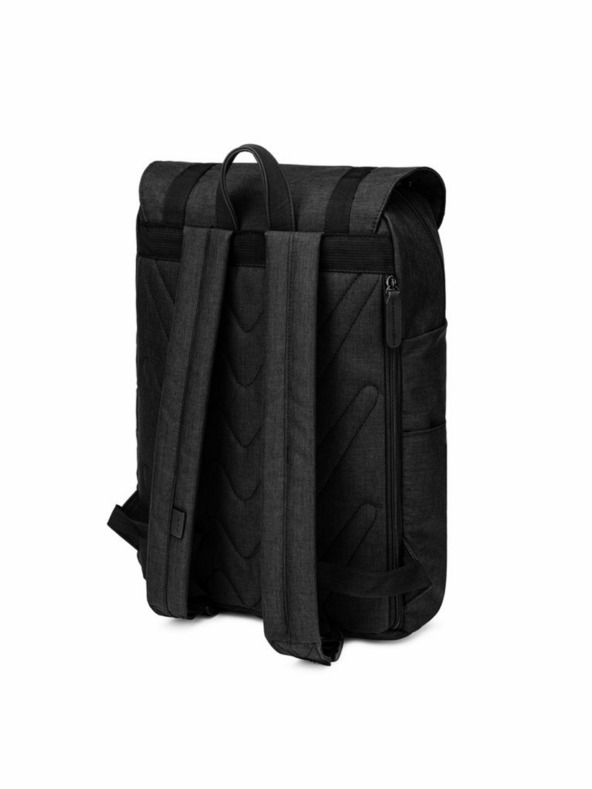 Vuch Corbin Big Black Backpack Negro