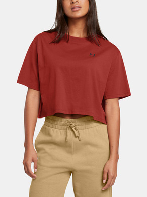 Under Armour UA W Boxy Crop Logo SS Triko