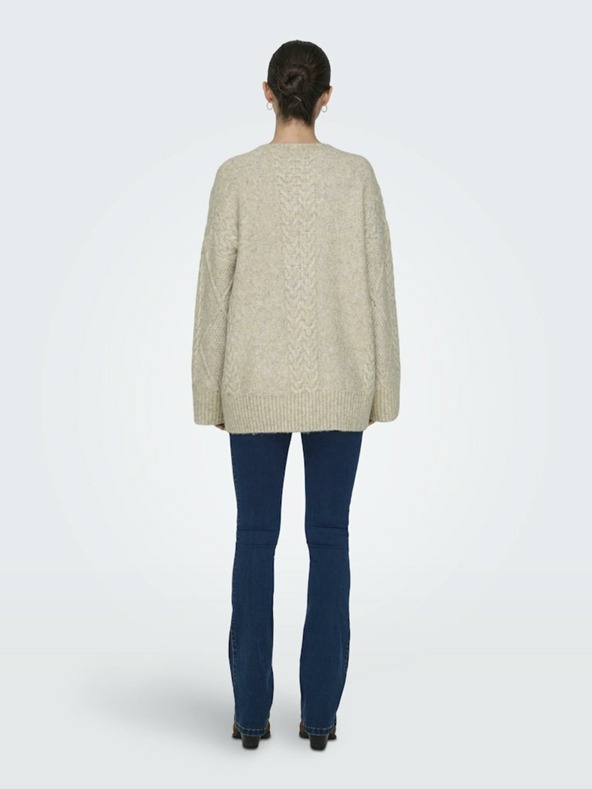 Jacqueline De Yong Silja Sweater Beis