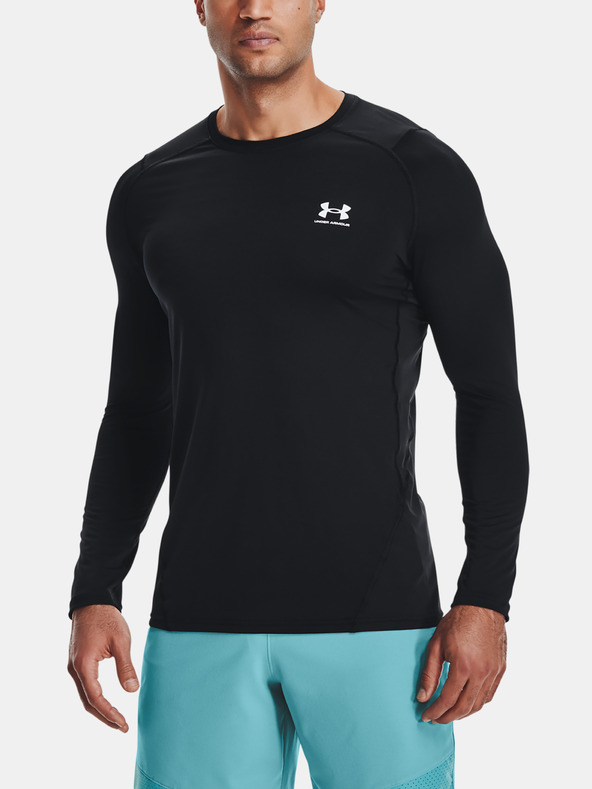 Under Armour HG Armour Fitted LS T-shirt Negro