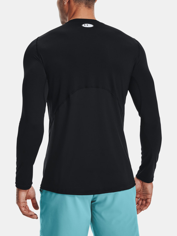 Under Armour HG Armour Fitted LS T-shirt Negro