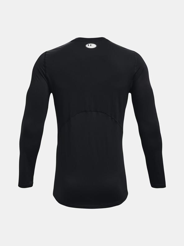 Under Armour HG Armour Fitted LS T-shirt Negro