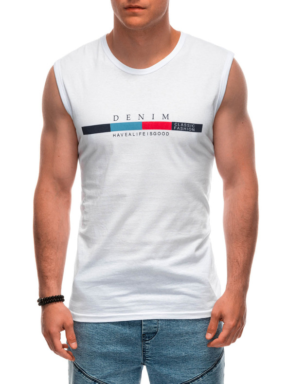 Edoti Camiseta De Tirantes Blanco