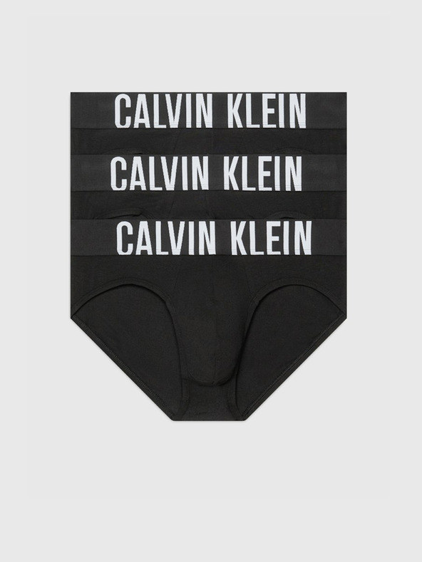 Calvin Klein Slipy 3 ks Černá