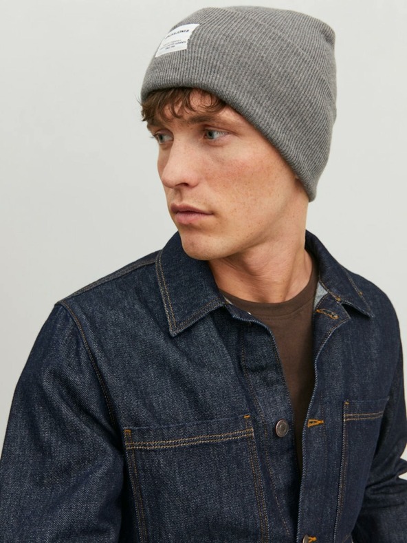 Jack & Jones Clong Beanie Gris