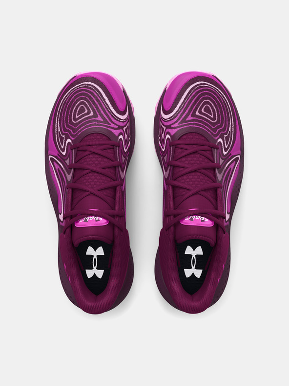 Under Armour UA Spawn 6 Mid Tenisky Fialová