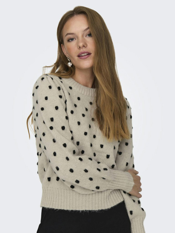 Jacqueline De Yong Sigrid Sweater Beis