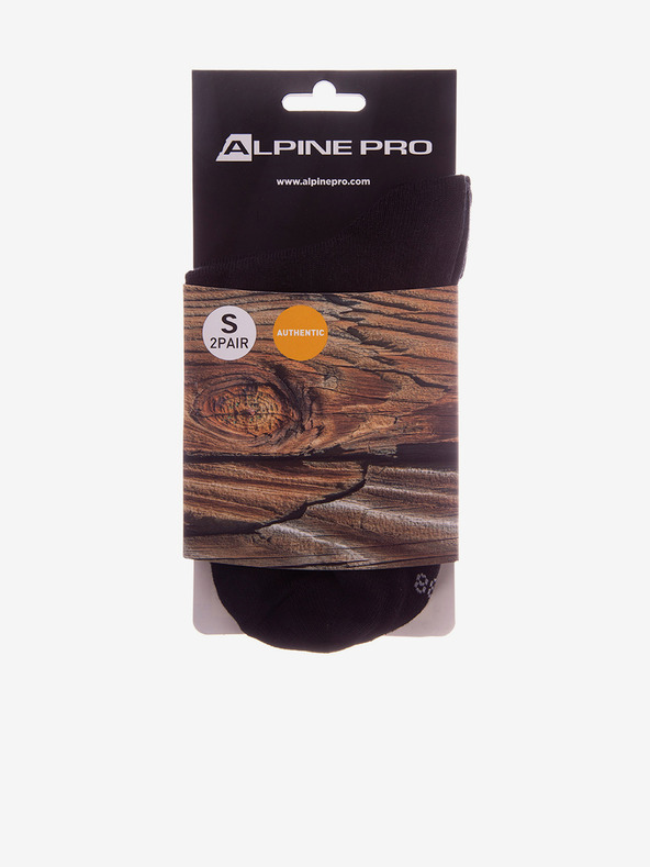 ALPINE PRO 2Uliano Set Of 2 Pairs Of Socks Negro