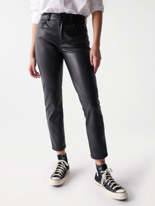 Salsa Jeans Nappa Trousers Negro