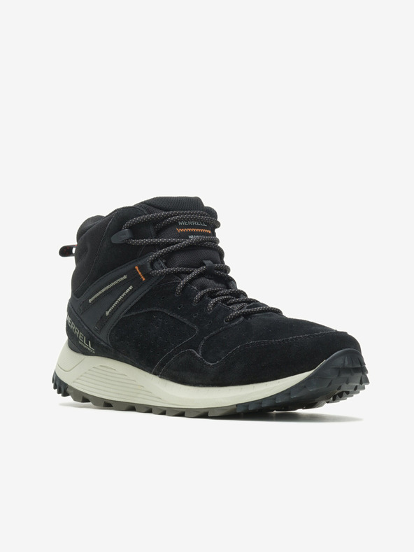 Merrell Wildwood Sneaker Boot Mid WP Kotníková obuv Černá