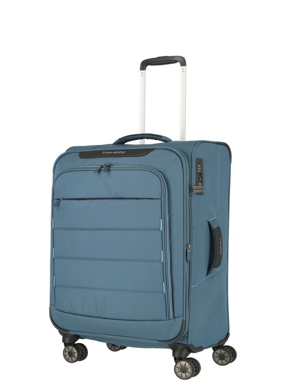 Travelite Skaii 4w M - Modrá Suitcase Azul