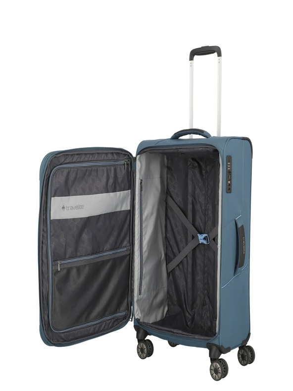 Travelite Skaii 4w M - Modrá Suitcase Azul