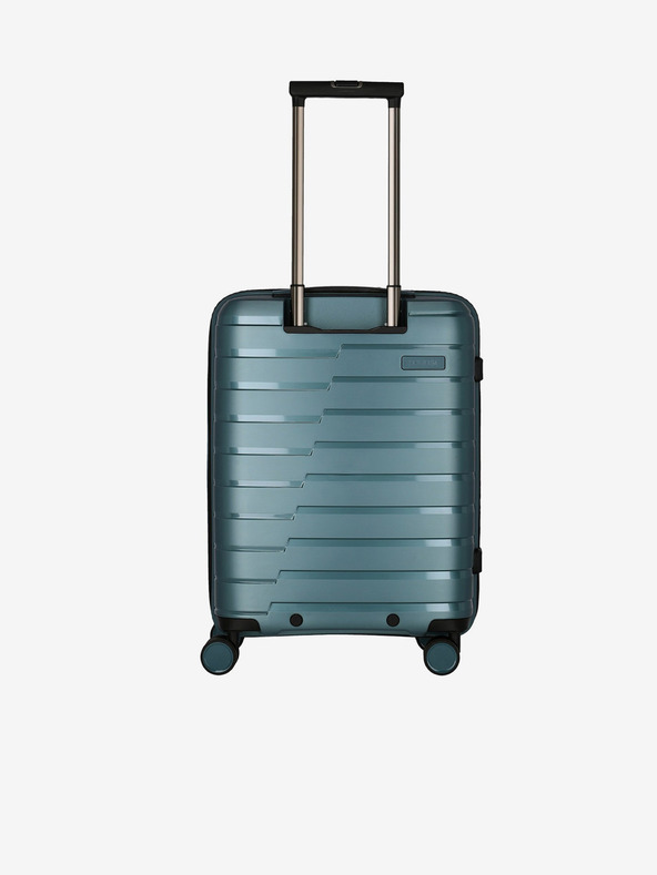 Travelite Air Base 4w S Front Pocket Ice Blue Suitcase Azul