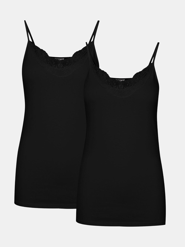 Vero Moda Inge Tank Top 2 Pcs Negro