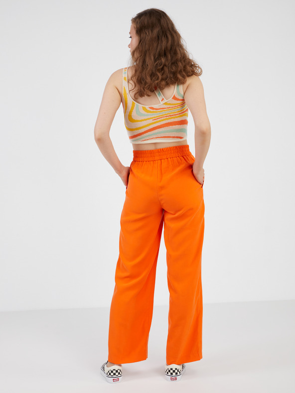 Vero Moda Carmen Trousers Naranja