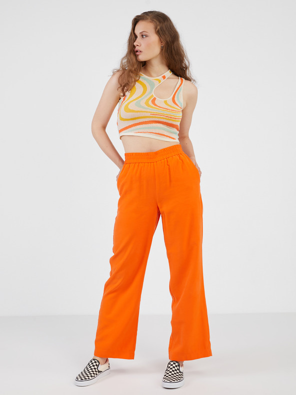 Vero Moda Carmen Trousers Naranja