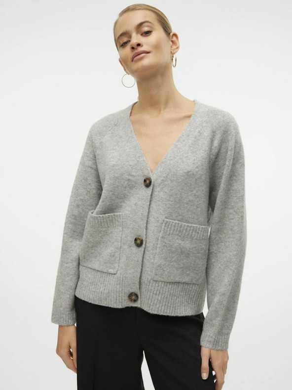 Vero Moda Boom Cardigan Gris