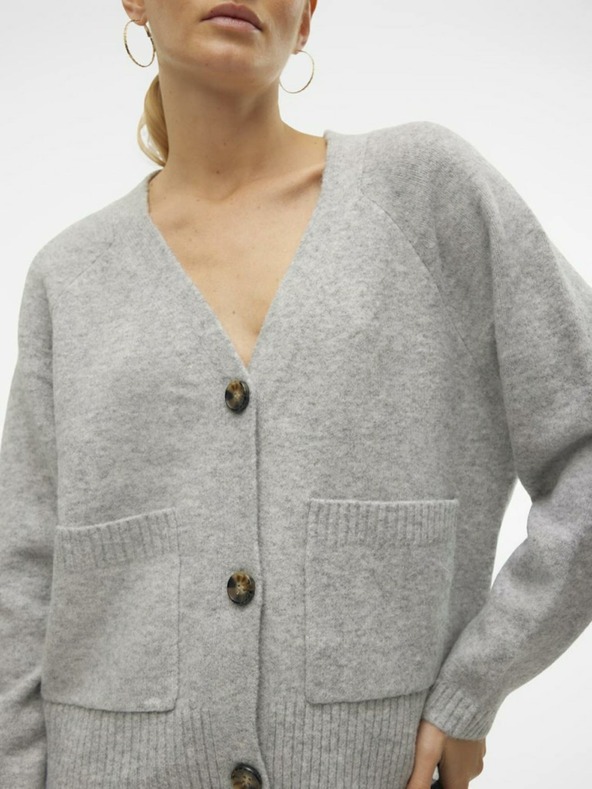 Vero Moda Boom Cardigan Gris