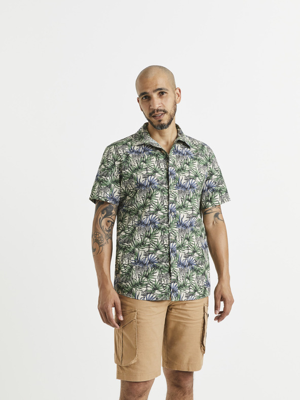 Celio Vawai Shirt Verde