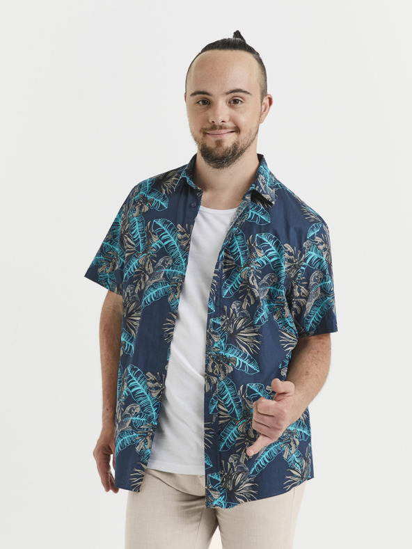 Celio Vawai Shirt Azul