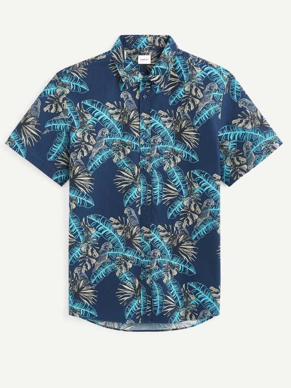 Celio Vawai Shirt Azul