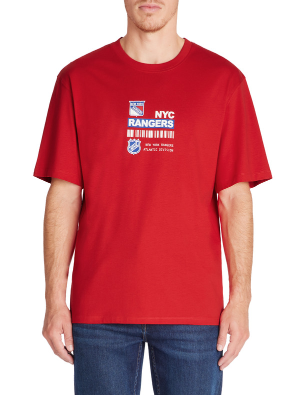 Celio New York Rangers T-shirt Rojo