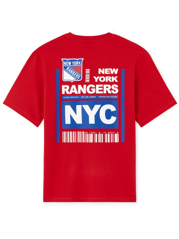 Celio New York Rangers T-shirt Rojo