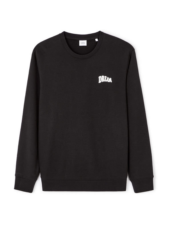 Celio Jewave Sweatshirt Negro