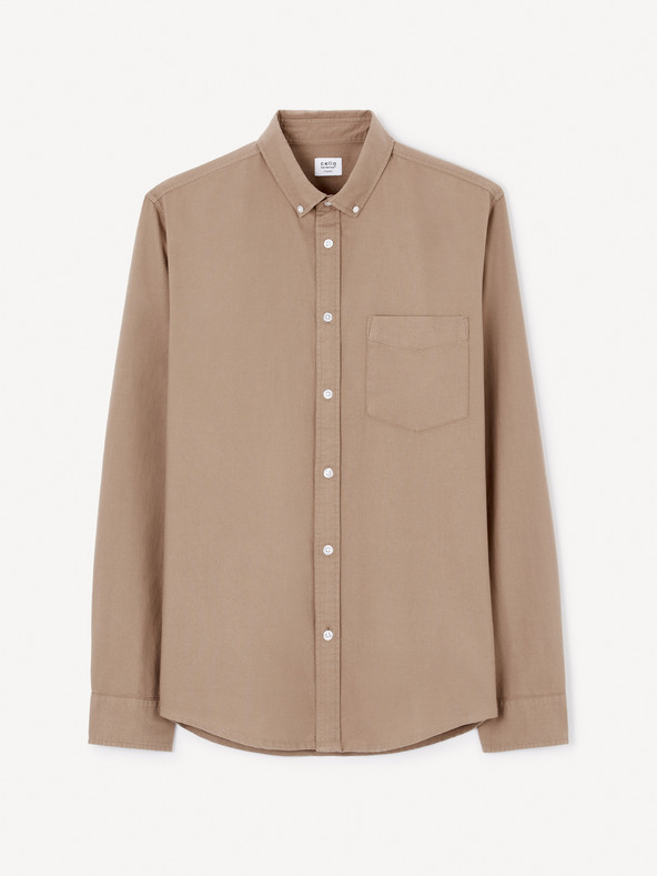 Celio Daxford Shirt Marrón