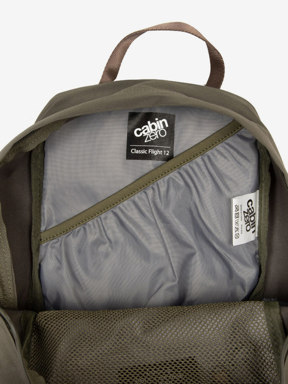 CabinZero Classic Flight 12L Georgian Khaki Backpack Verde