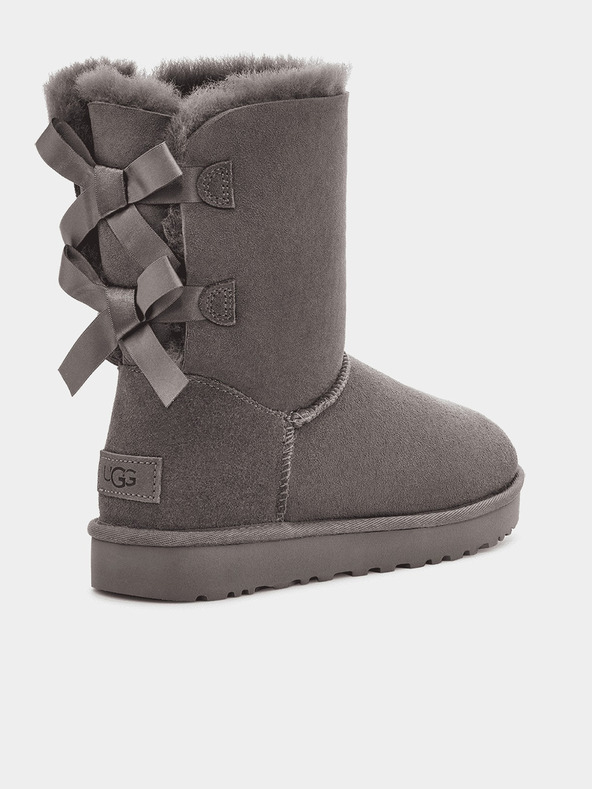 UGG Bailey Bow II Kotníková obuv Šedá