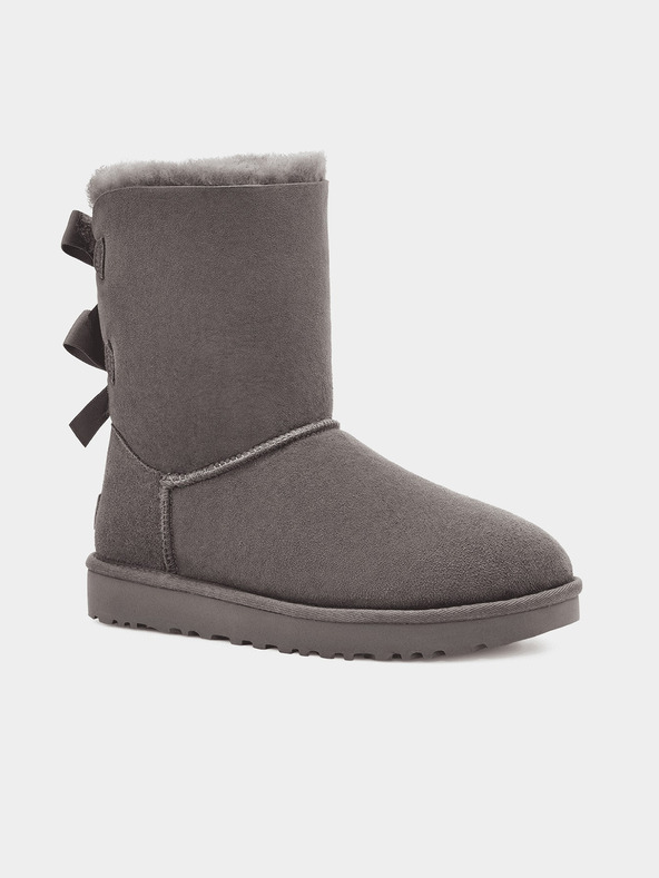 UGG Bailey Bow II Kotníková obuv Šedá