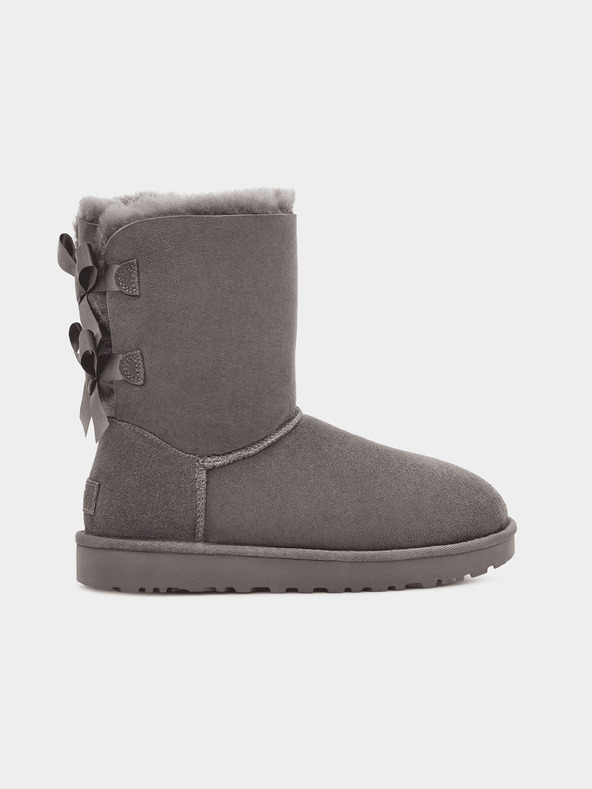 UGG Bailey Bow II Kotníková obuv Šedá