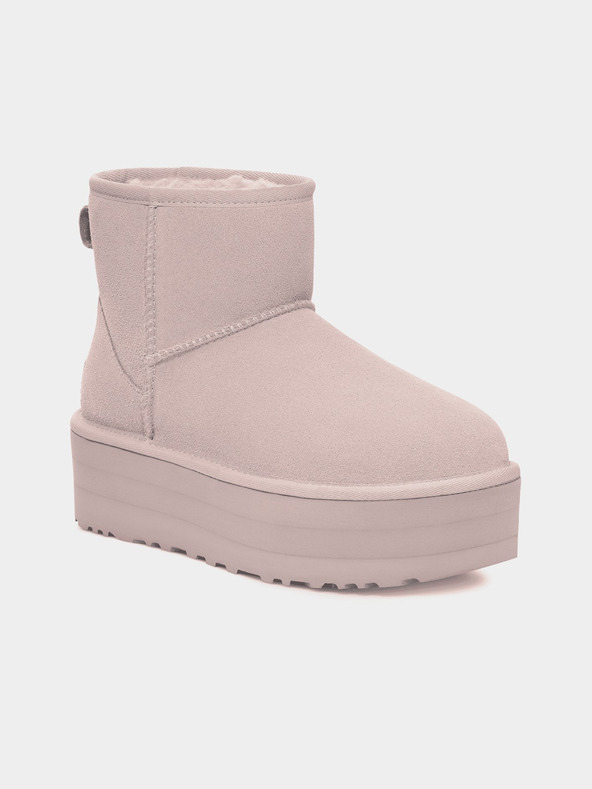 UGG Classic Mini Kotníková obuv Růžová