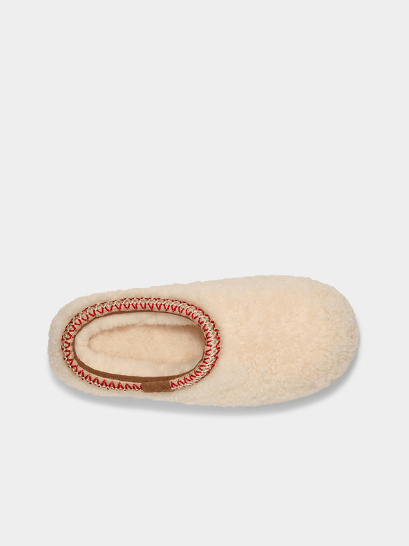 UGG Tasman Maxi Curly Pantofle Bílá