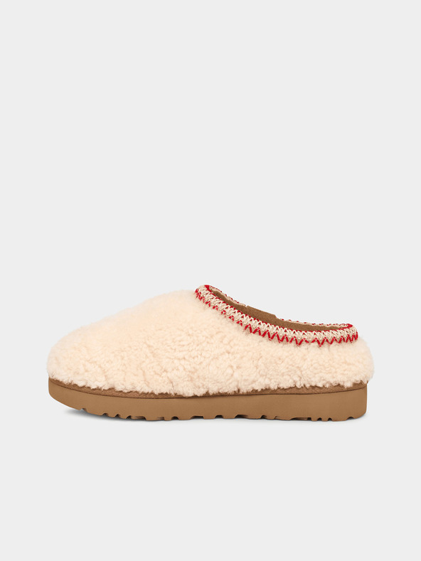 UGG Tasman Maxi Curly Pantofle Bílá