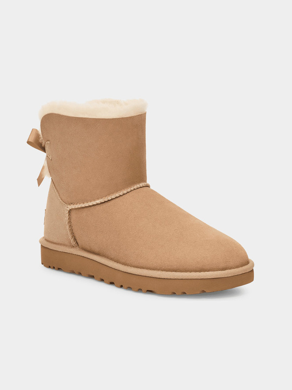 UGG Mini Bailey Bow II Sněhule Béžová