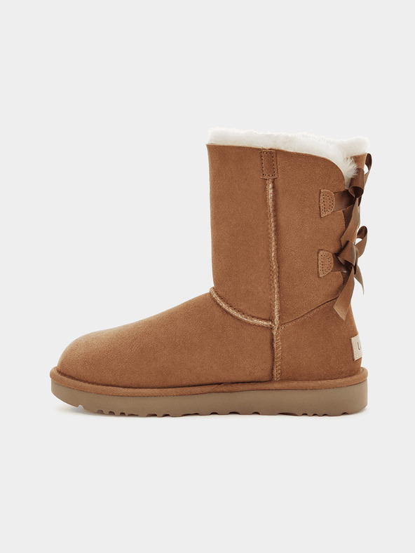 UGG Bailey Bow II Kotníková obuv Hnědá