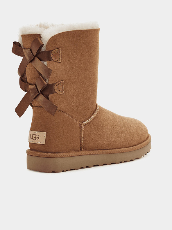 UGG Bailey Bow II Kotníková obuv Hnědá