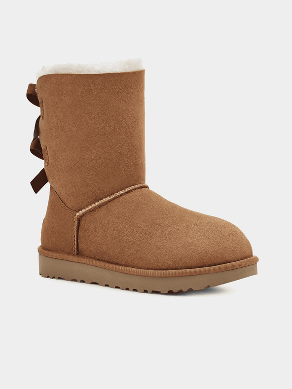 UGG Bailey Bow II Kotníková obuv Hnědá