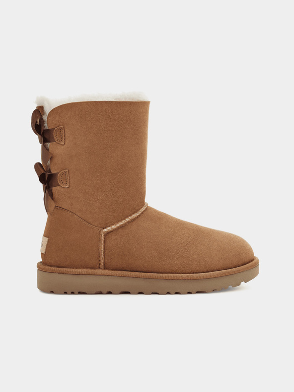 UGG Bailey Bow II Kotníková obuv Hnědá