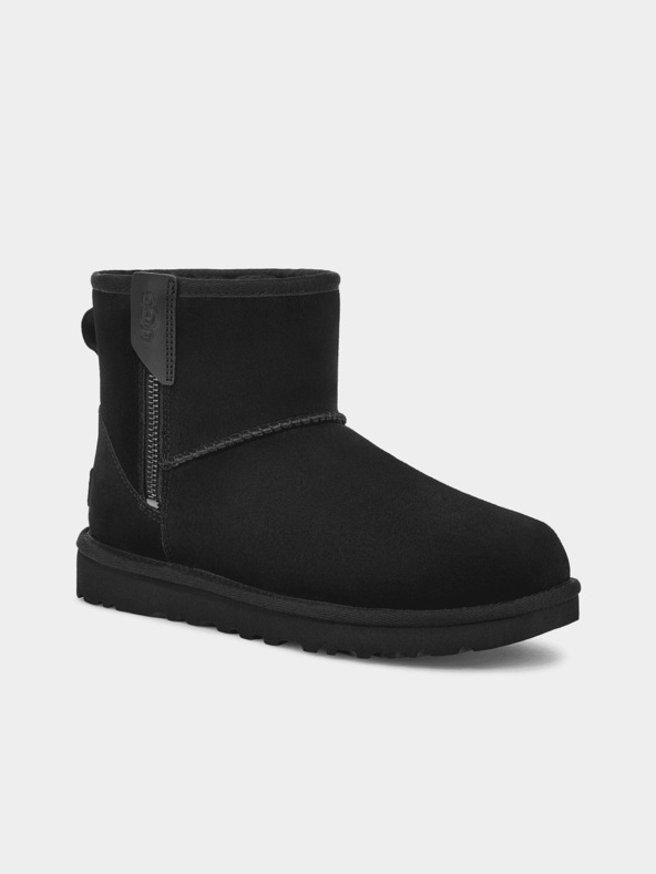 UGG Bailey zip mini Kotníková obuv Černá