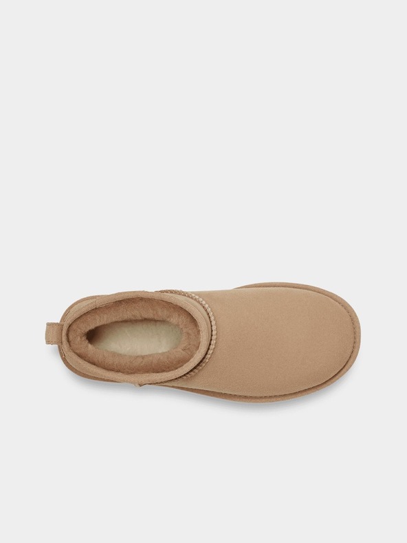 UGG Classic Ultra Mini Kotníková obuv Béžová