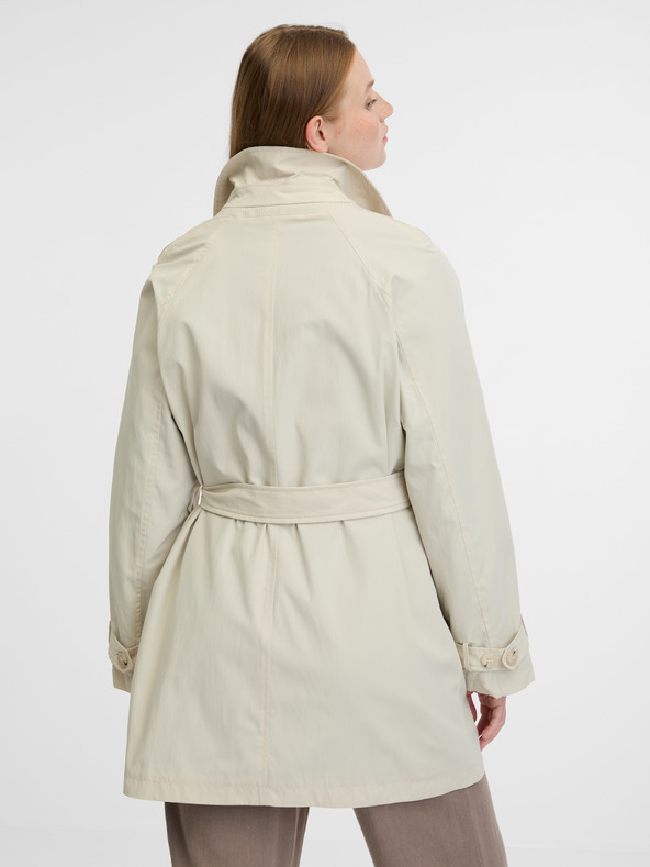 Geox Ilde Trench Coat Blanco