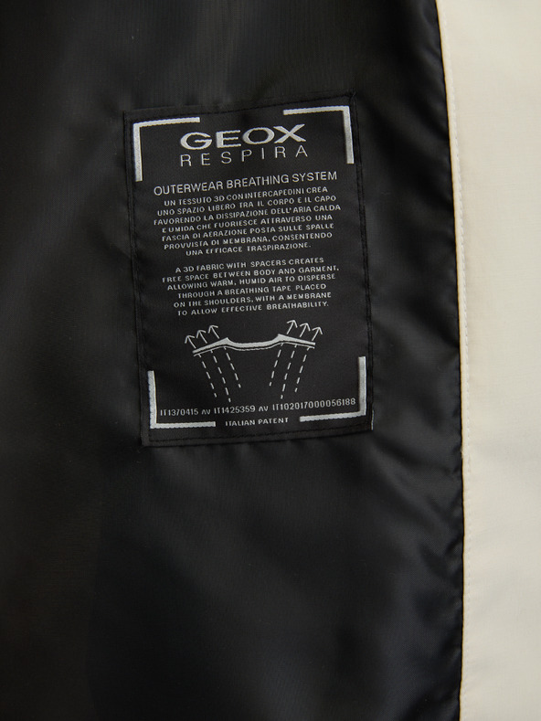 Geox Ilde Trench Coat Blanco